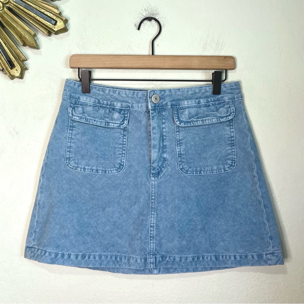 American Eagle Corduroy A Line Mini Skirt